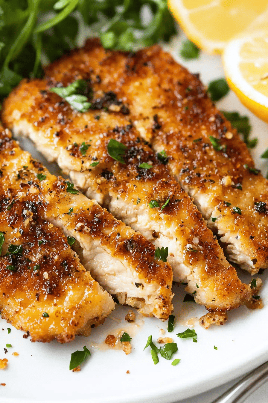 Juicy Chicken Cutlets final dish beautifully presented and ready to serve