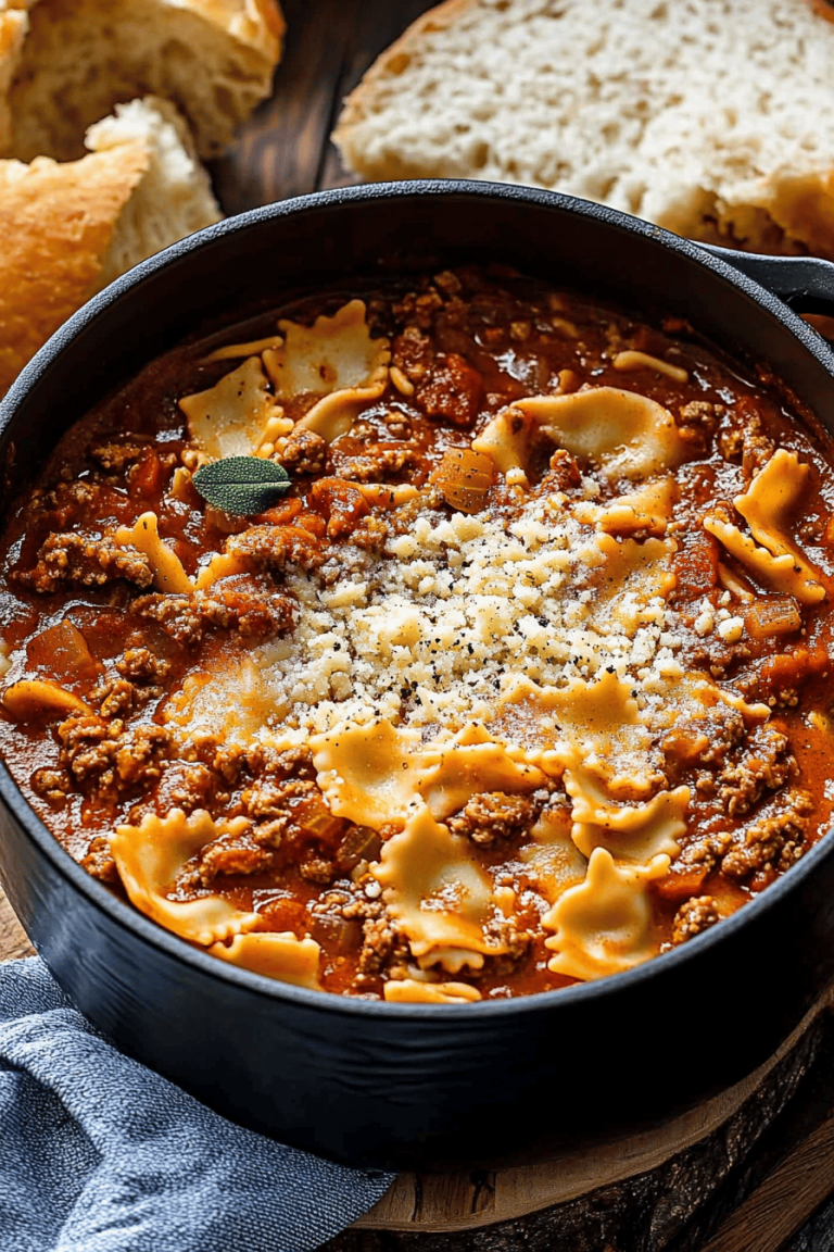 Lasagna Soup