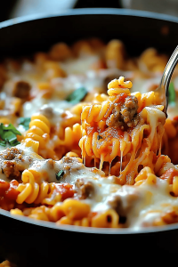 One-Pot Pizza Pasta