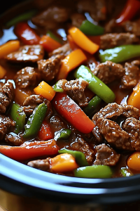 Pepper Steak Crock-Pot
