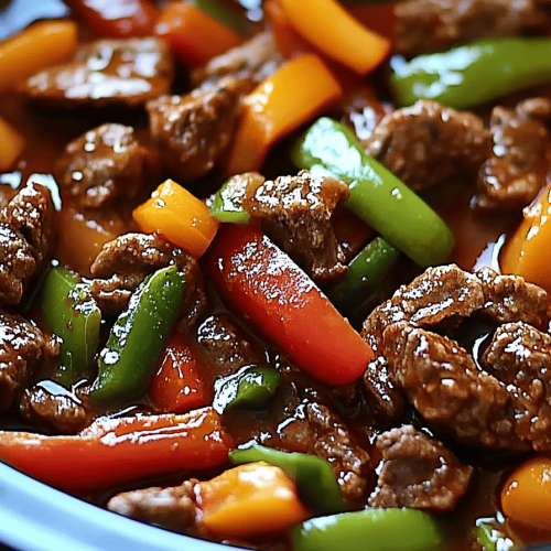 Pepper Steak Crock-Pot