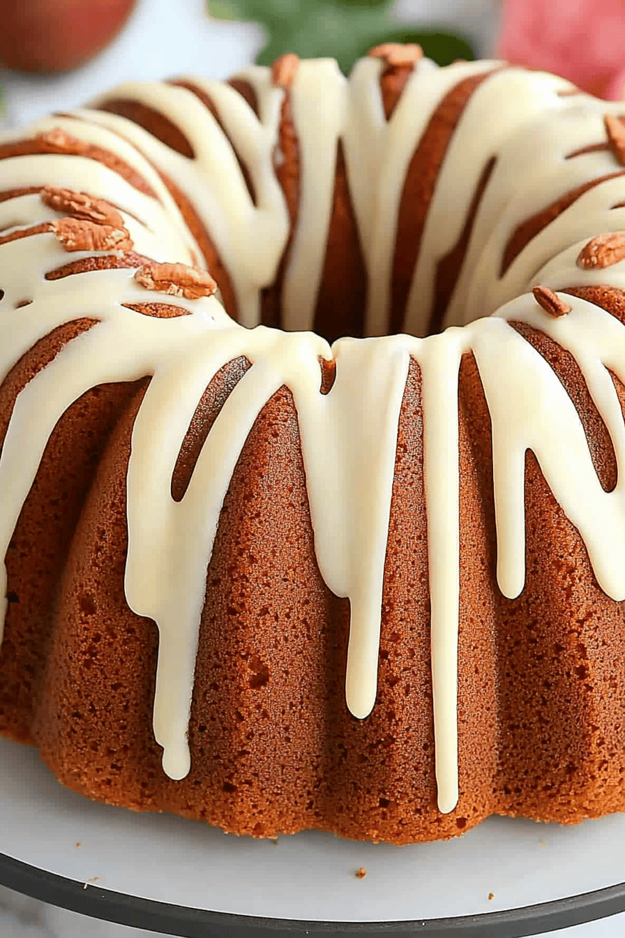 Pumpkin Bundt Cake final dish beautifully presented and ready to serve
