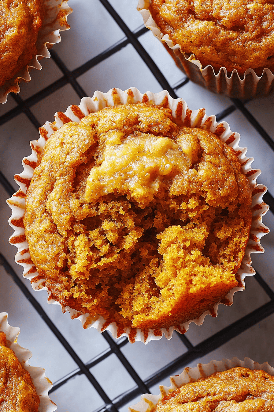 Pumpkin Muffins final dish beautifully presented and ready to serve