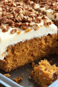 Pumpkin Pie Poke Cake