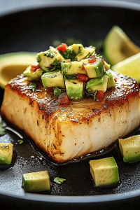 Sea Bass with Avocado Salsa