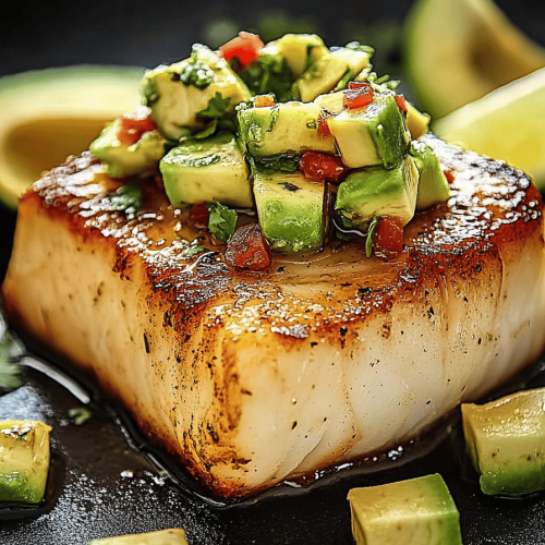 Sea Bass with Avocado Salsa
