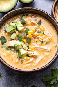 Slow Cooker Chicken Enchilada Soup