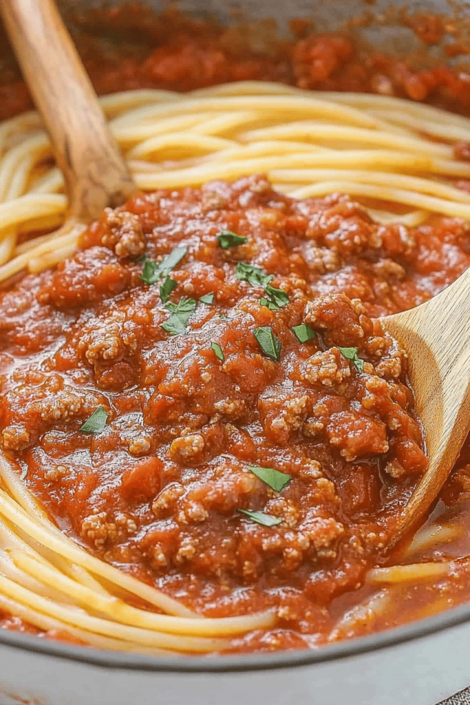 Spaghetti Meat Sauce