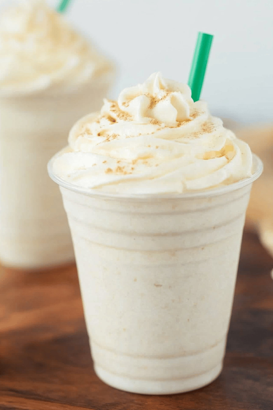 Starbucks Vanilla Bean Frappuccino Recipe slice on plate showing perfect texture and swirl pattern