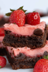 Strawberry Brownies