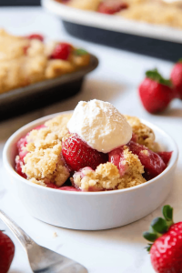 Strawberry Rhubarb Cobbler