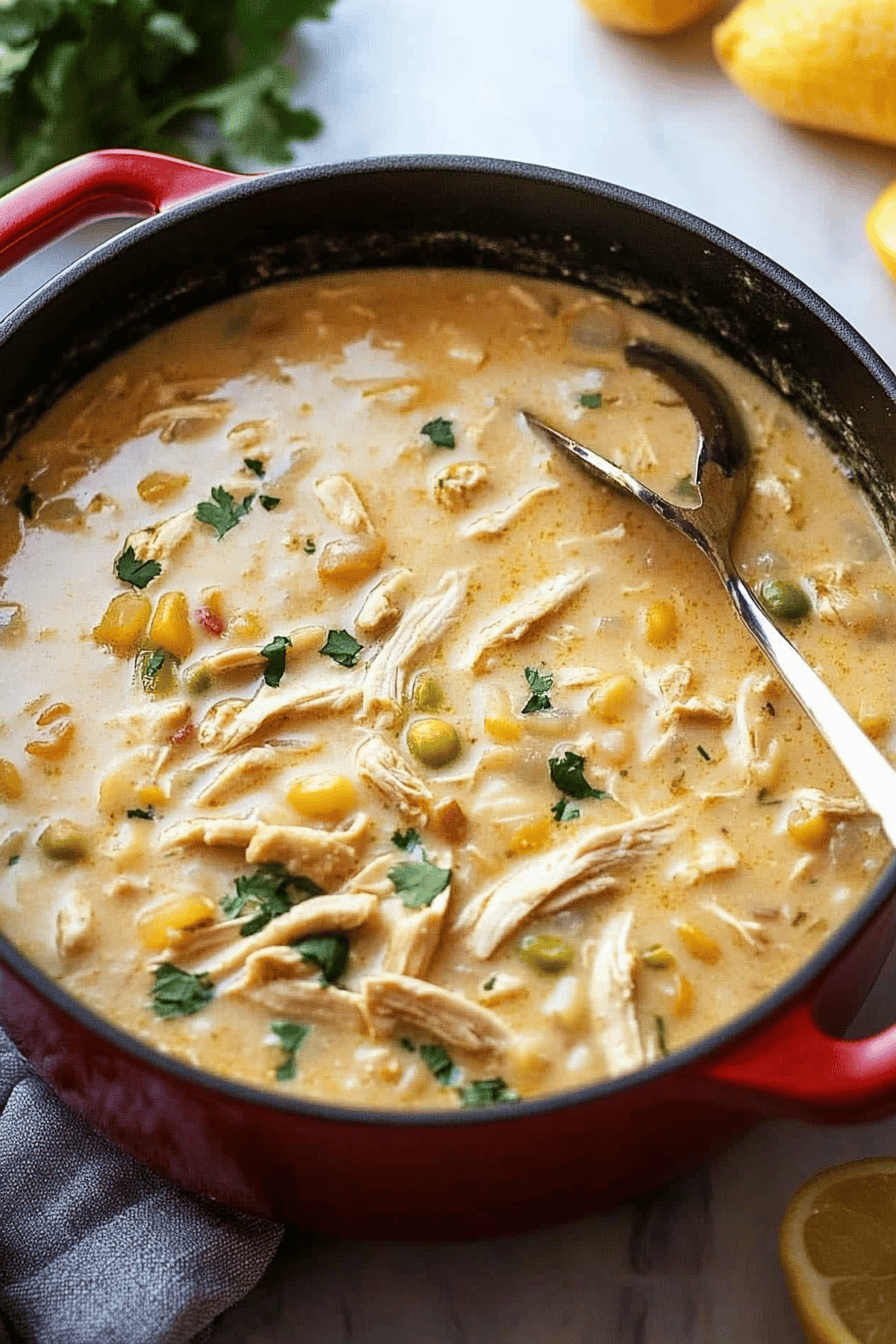 White Chicken Chili Tips final dish beautifully presented and ready to serve