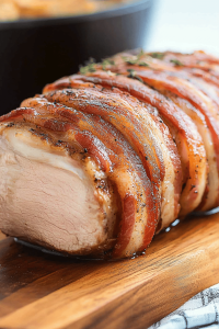 bacon-wrapped pork loin