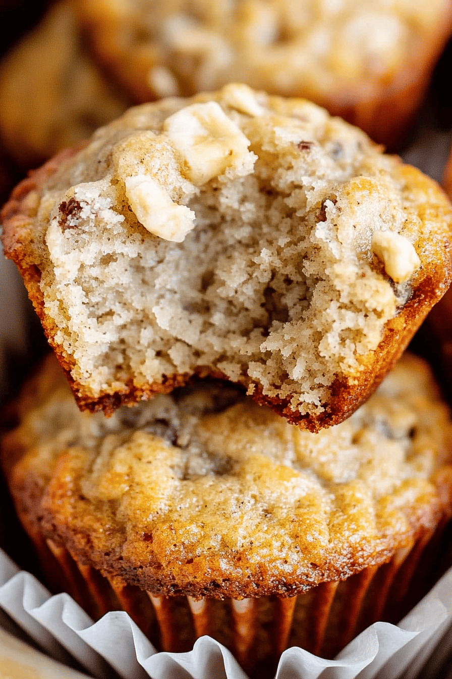 banana muffins final dish beautifully presented and ready to serve