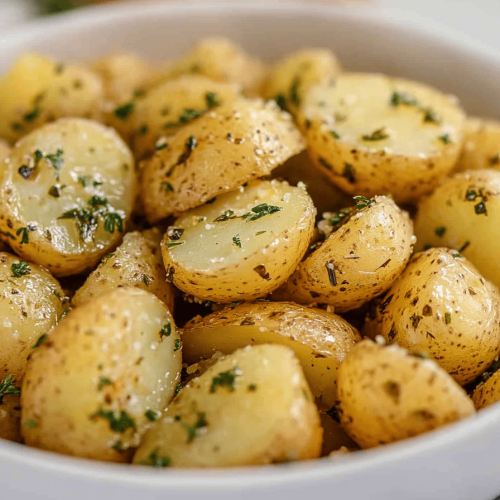 boiled potatoes