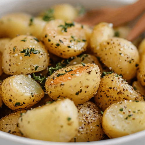 boiled potatoes