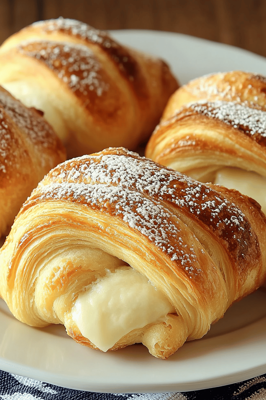 cheesecake crescent rolls final dish beautifully presented and ready to serve