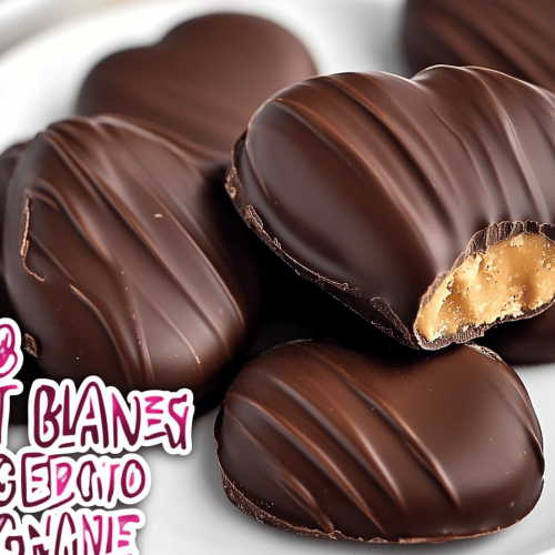 chocolate-covered peanut butter hearts