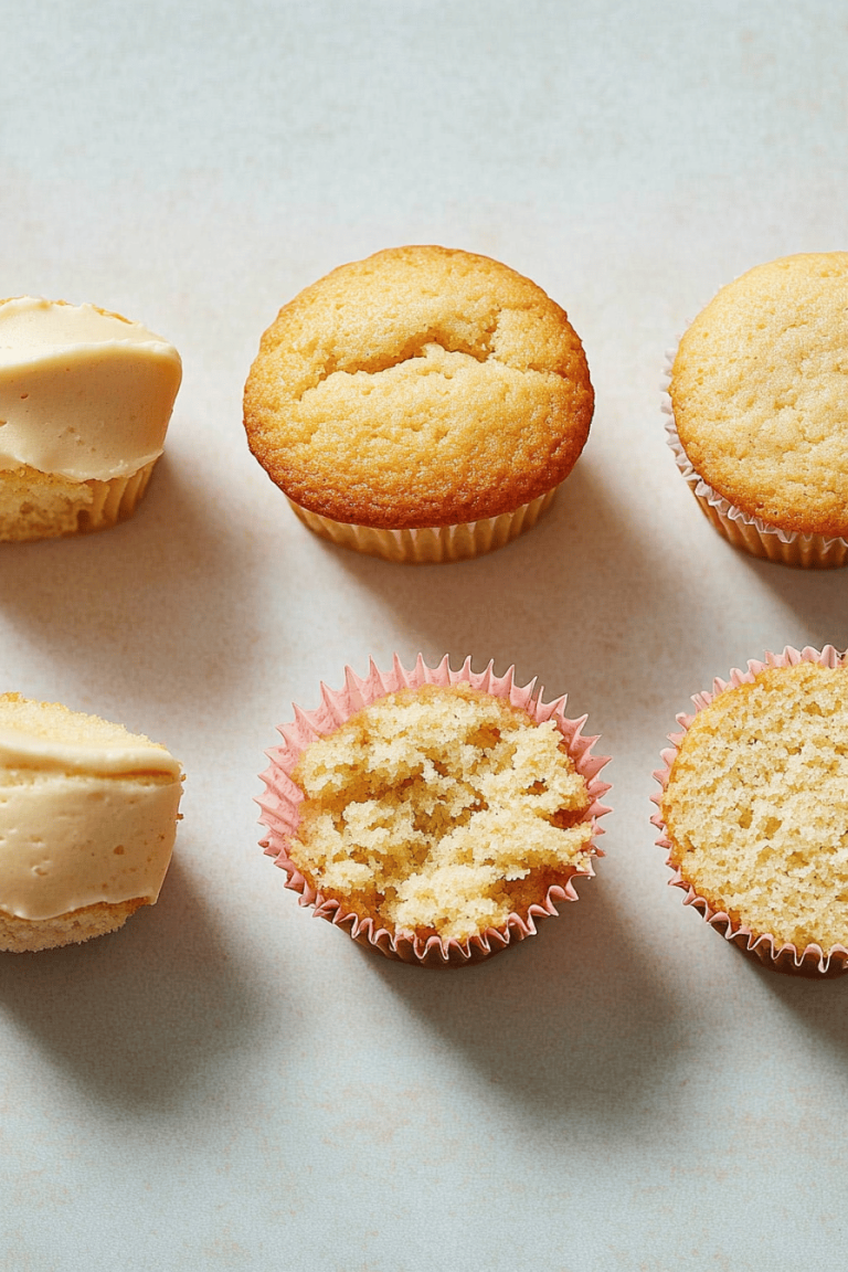 cut sugar in cupcakes