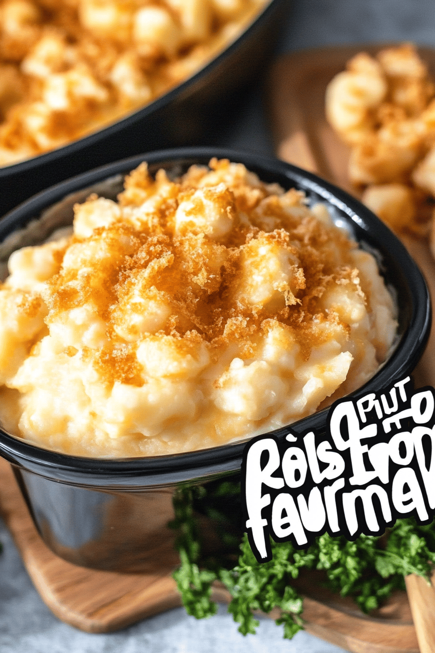 funeral potatoes final dish beautifully presented and ready to serve