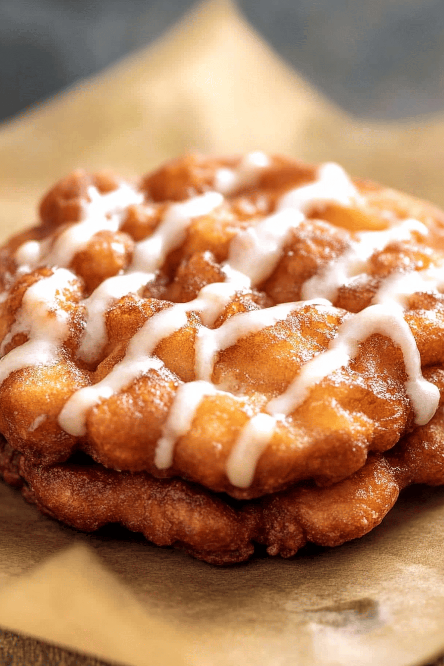 gluten-free apple fritters final dish beautifully presented and ready to serve