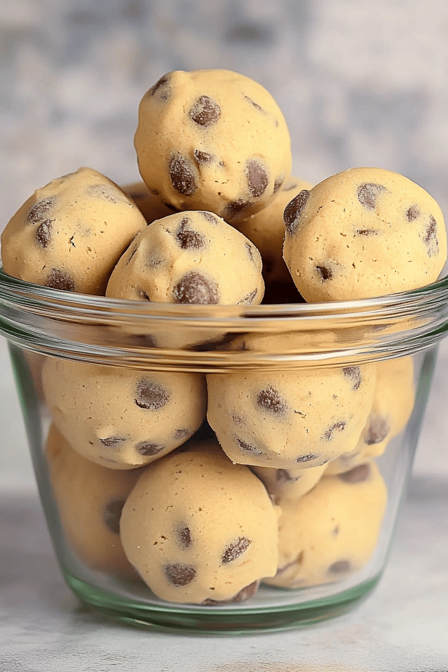 gluten-free cookie dough ingredients organized and measured on kitchen counter
