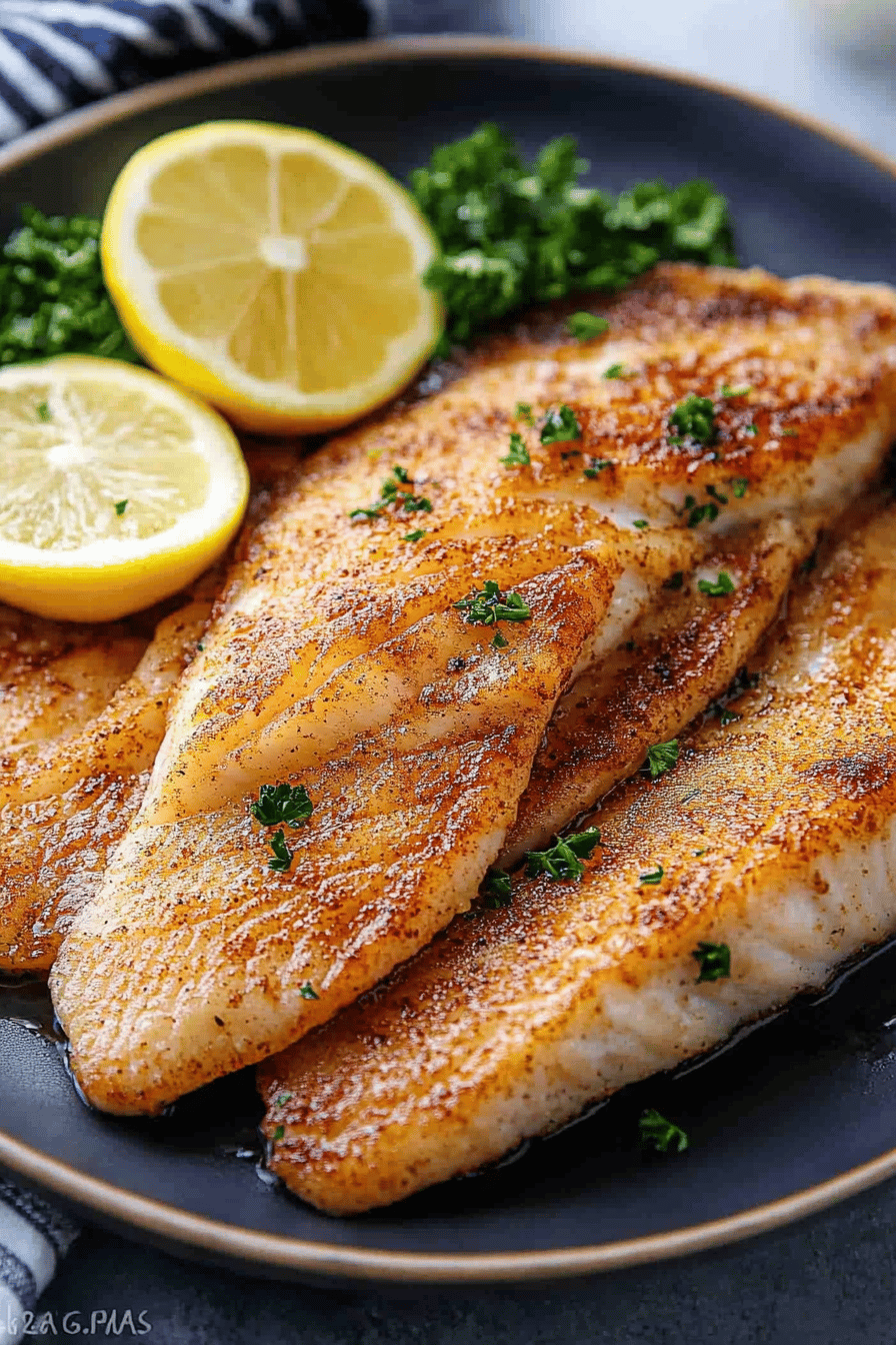 grilled catfish tips ingredients organized and measured on kitchen counter