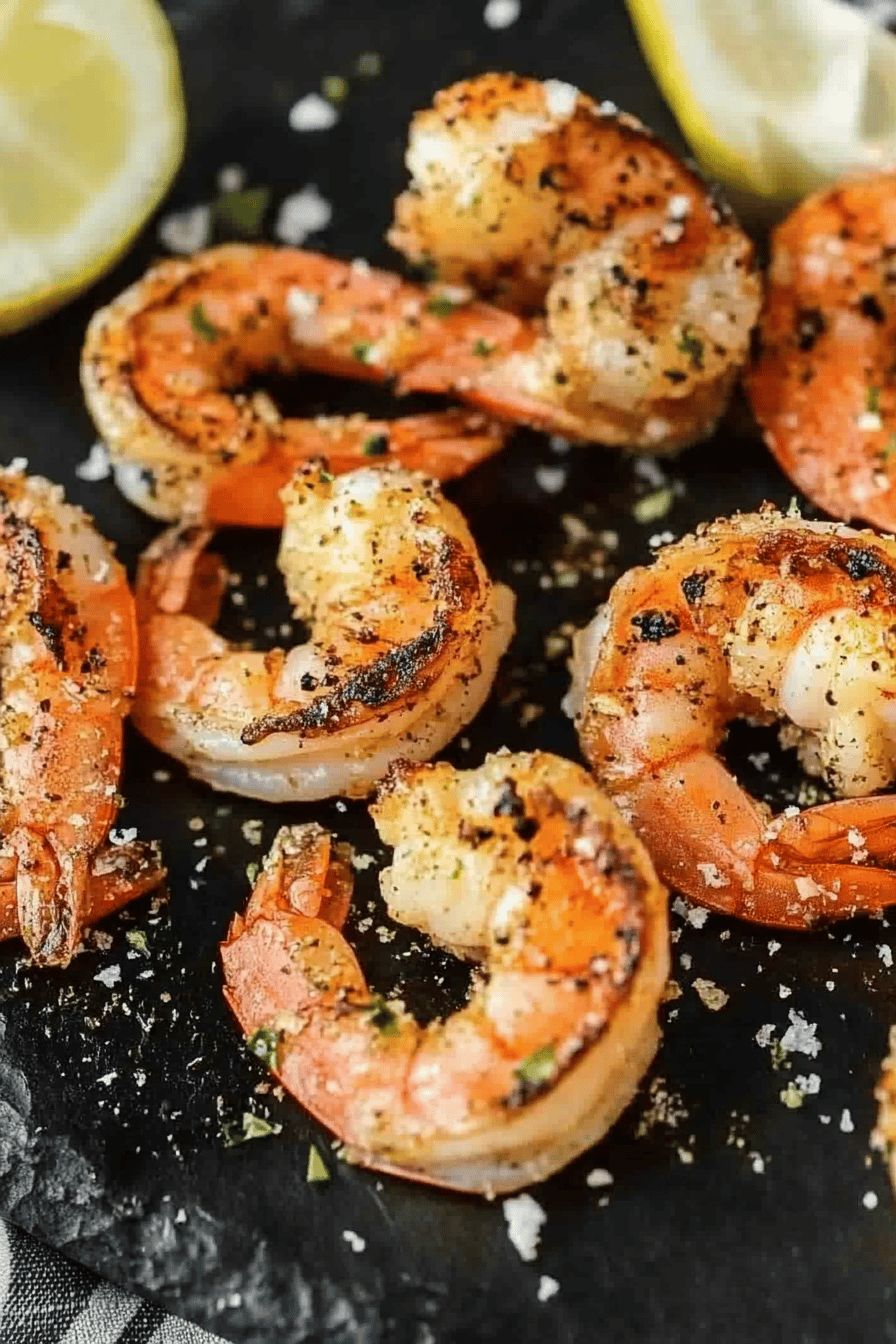sides for grilled shrimp ingredients organized and measured on kitchen counter