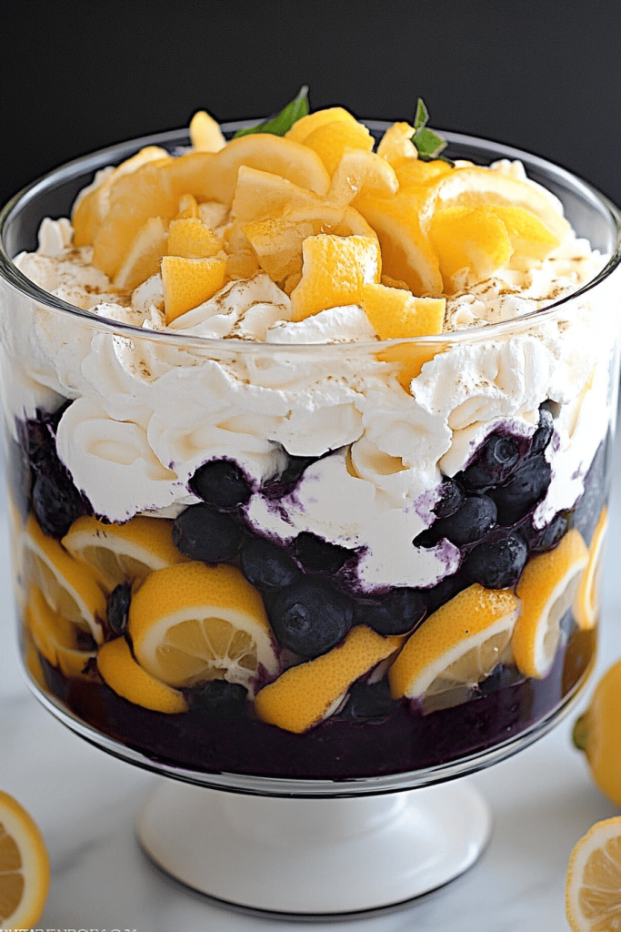 Blueberry Lemon Trifle