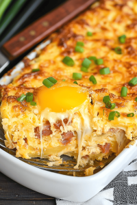 Breakfast lasagna