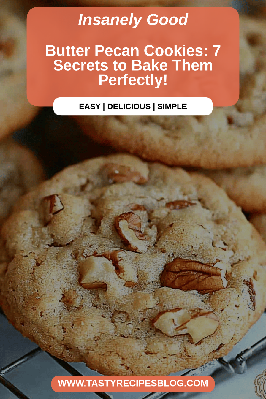 Butter Pecan Cookies final dish beautifully presented and ready to serve