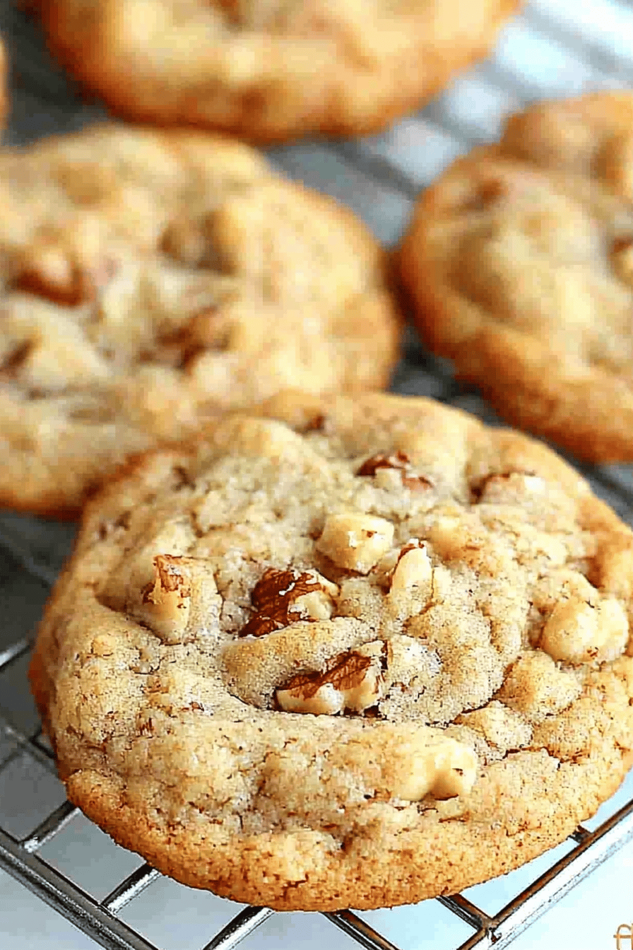 Butter Pecan Cookies slice on plate showing perfect texture and swirl pattern