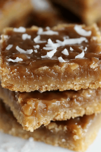 Caramel Coconut Bars