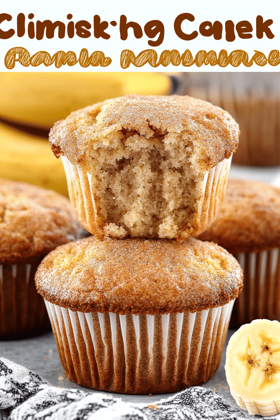 Cinnamon Banana Bread Muffins ingredients organized and measured on kitchen counter