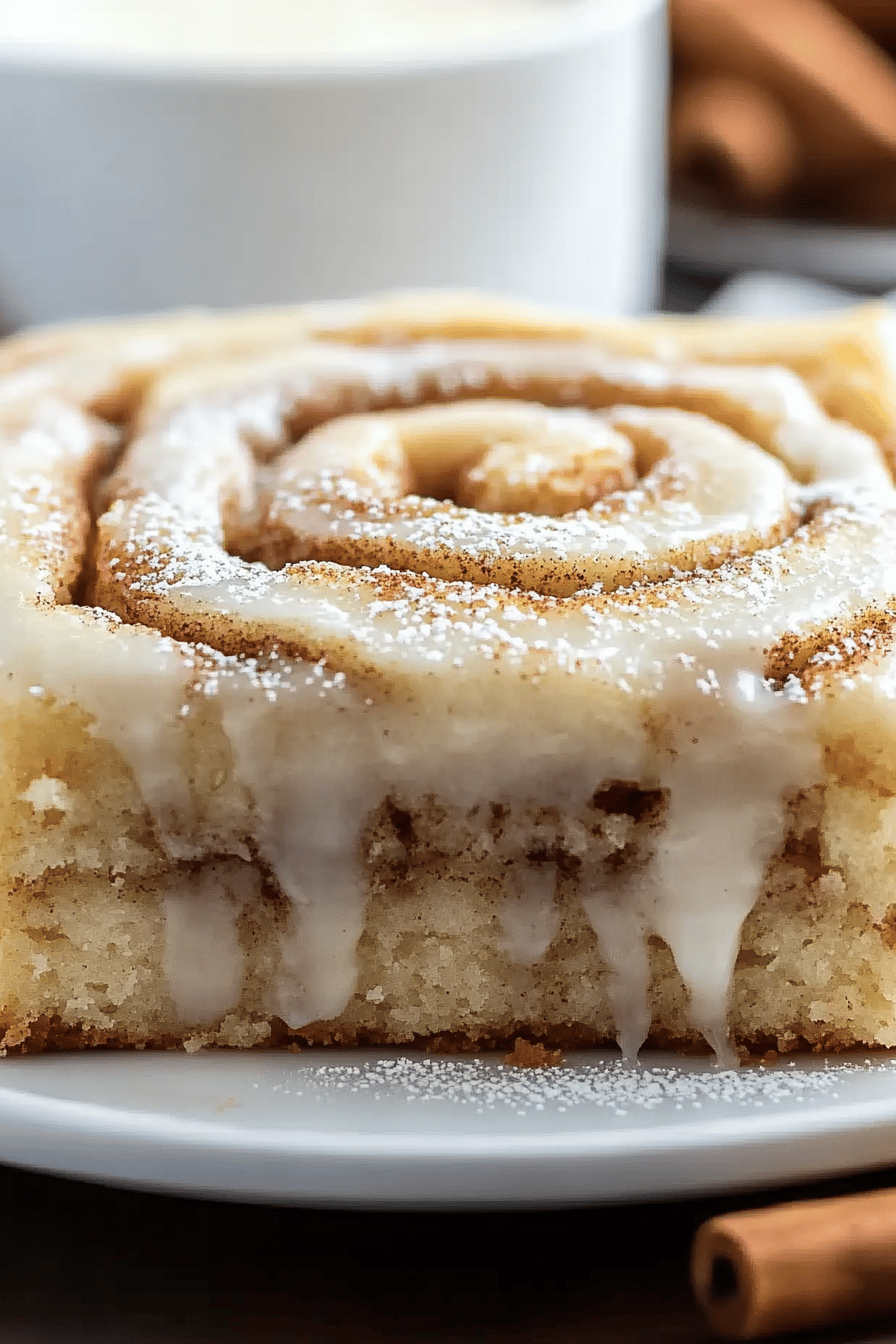 Cinnamon Roll Cake