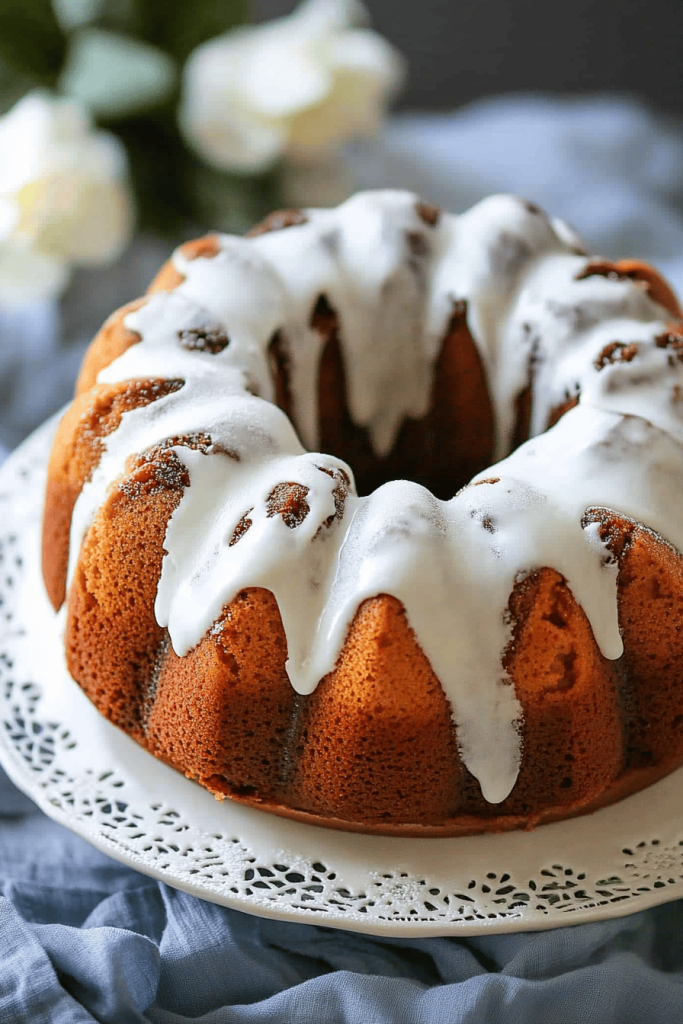 Cinnamon roll bundt cake