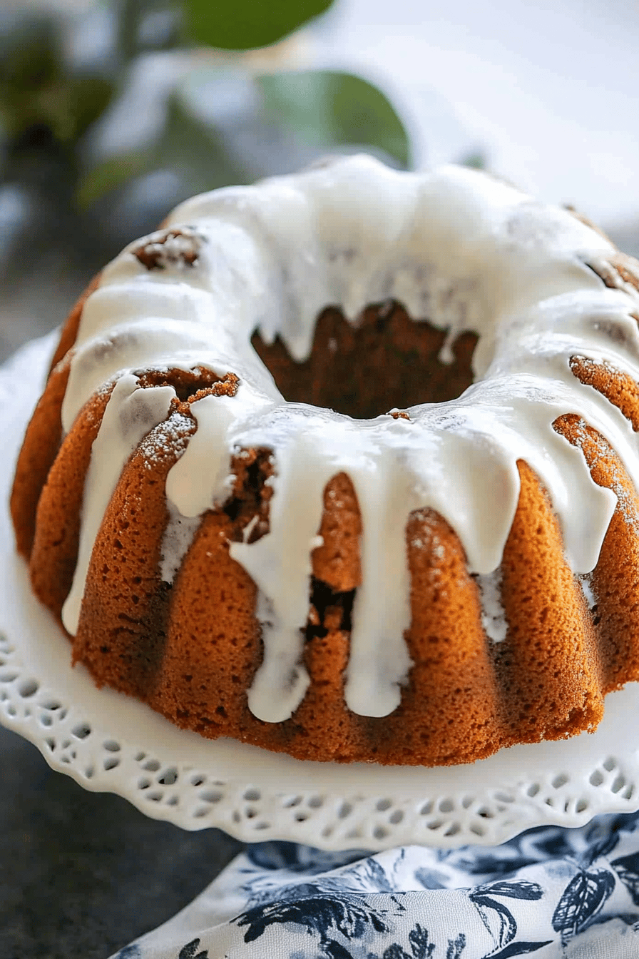 Cinnamon roll bundt cake ingredients organized and measured on kitchen counter