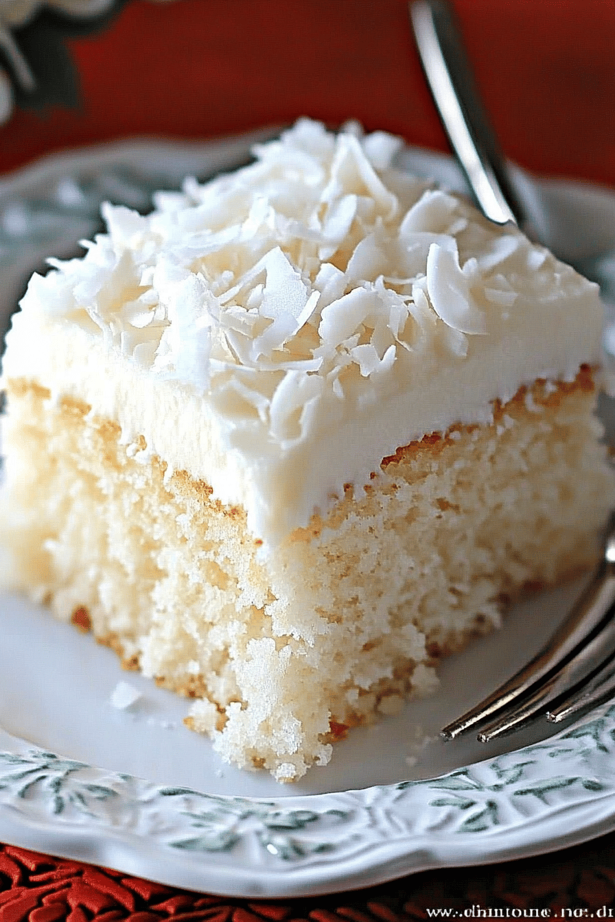 Coconut Cream Cake Recipe