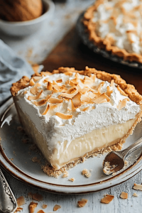Coconut cream pie