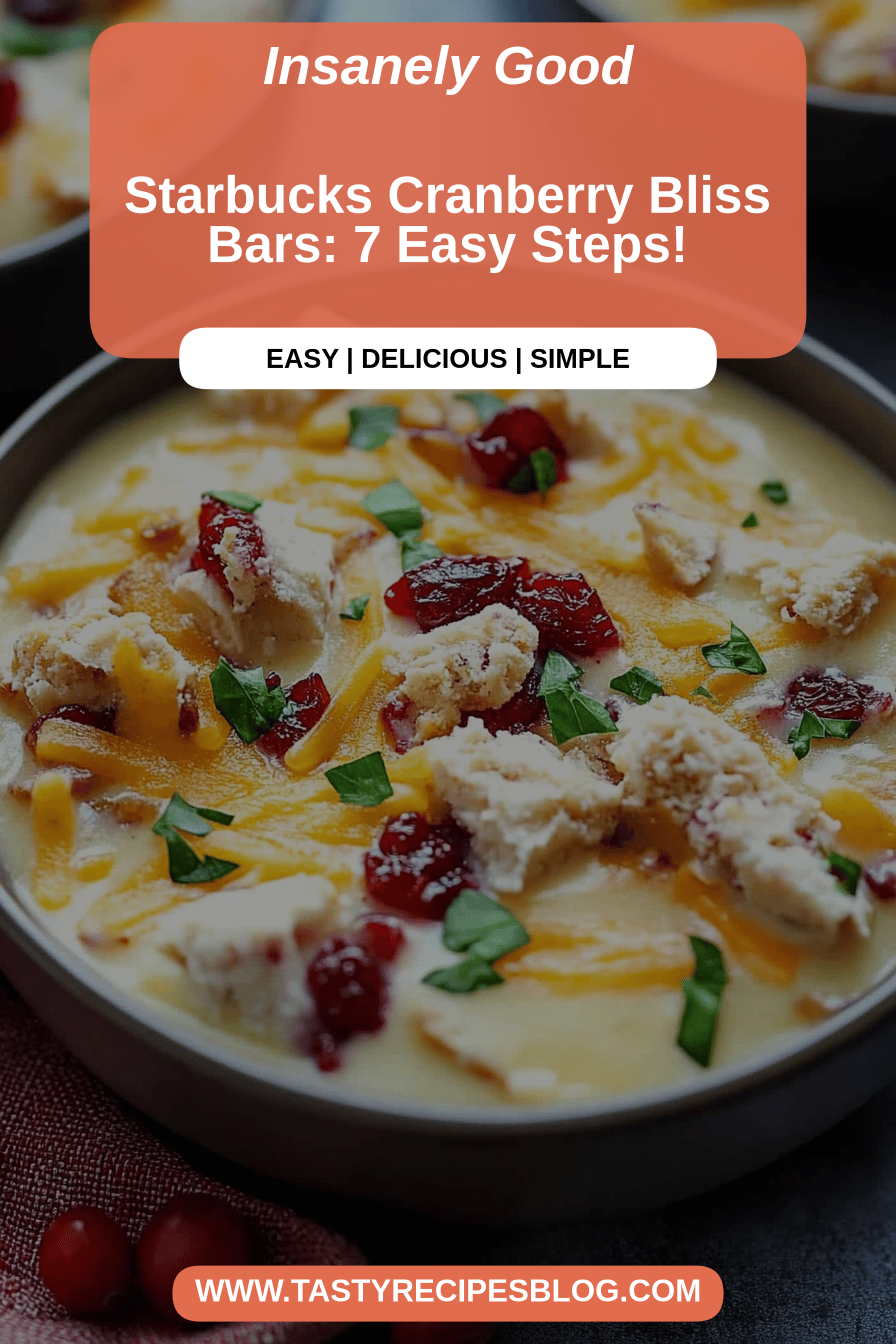 Cranberry bliss bars final dish beautifully presented and ready to serve