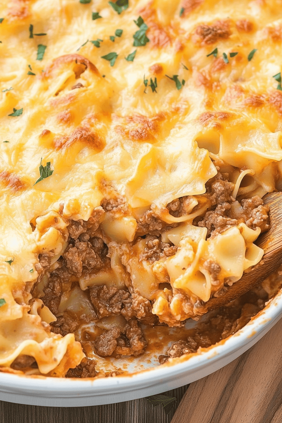 Creamy Beef Noodle Bake