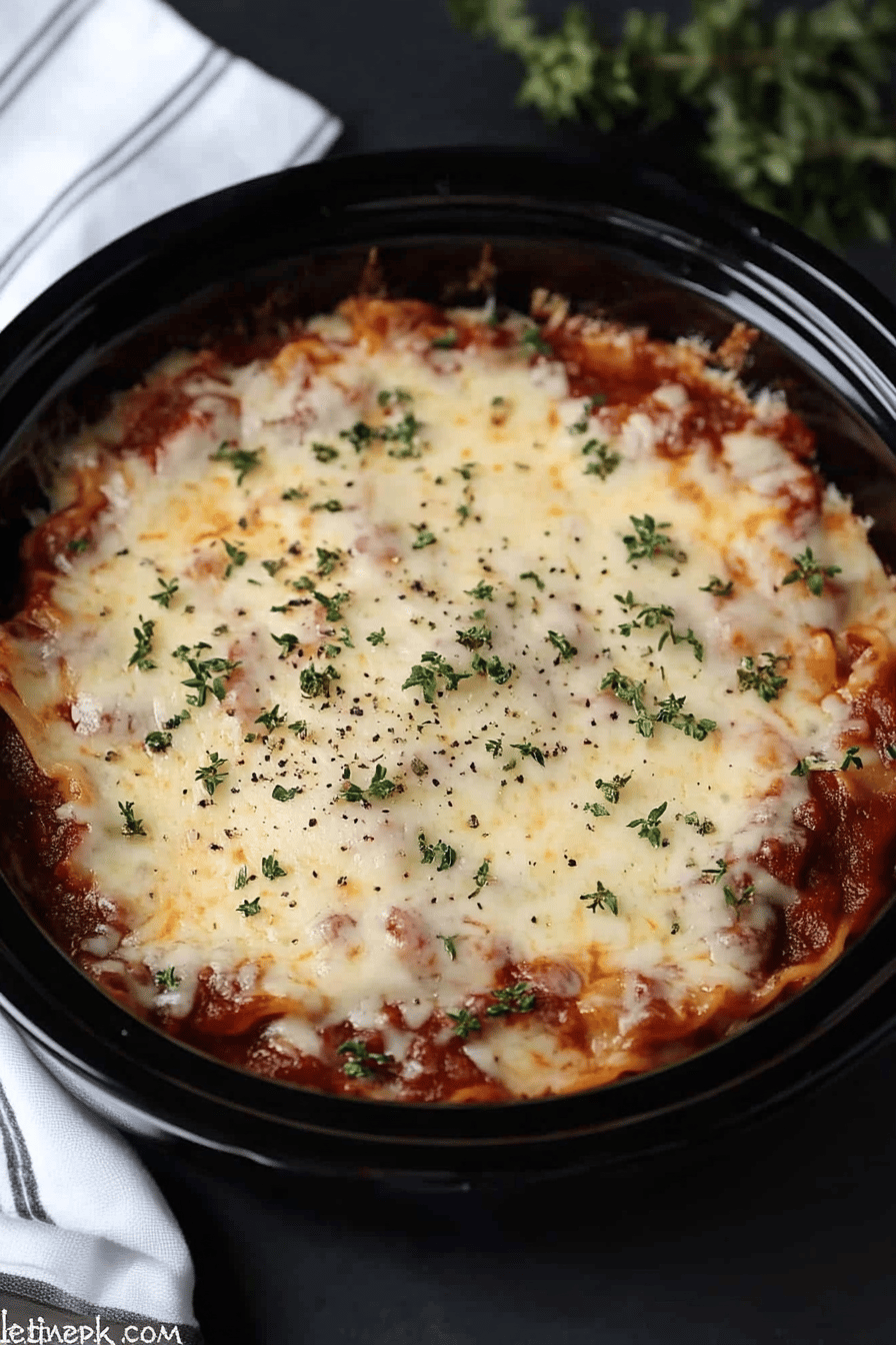 Crock-Pot Lasagna Recipe