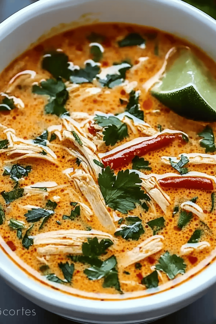 Crockpot Thai Chicken Soup