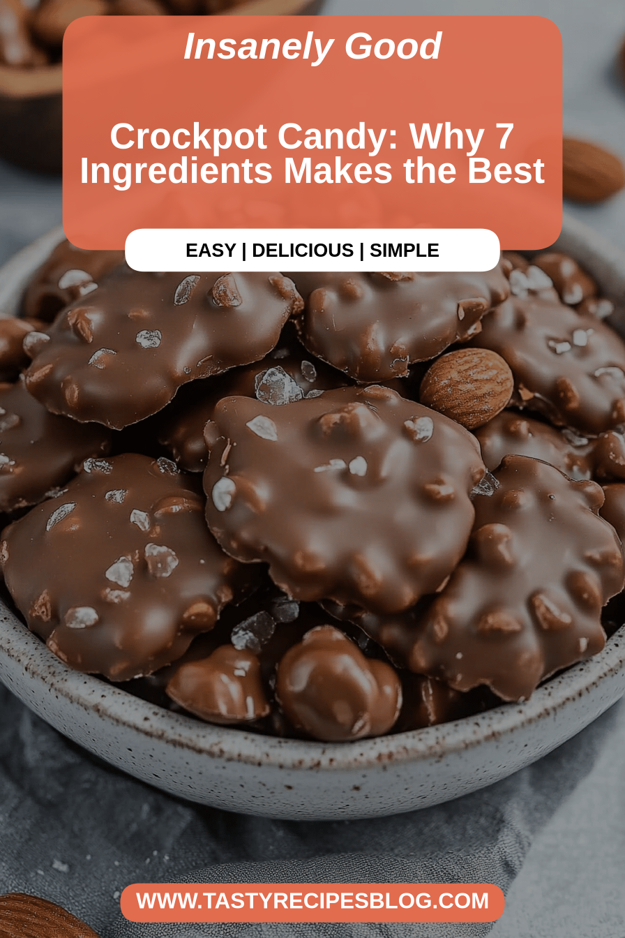 Crockpot candy final dish beautifully presented and ready to serve