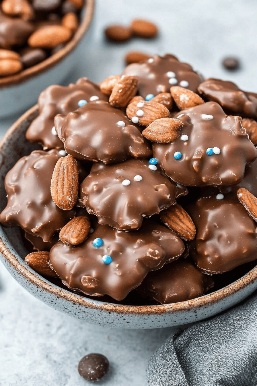 Crockpot candy slice on plate showing perfect texture and swirl pattern