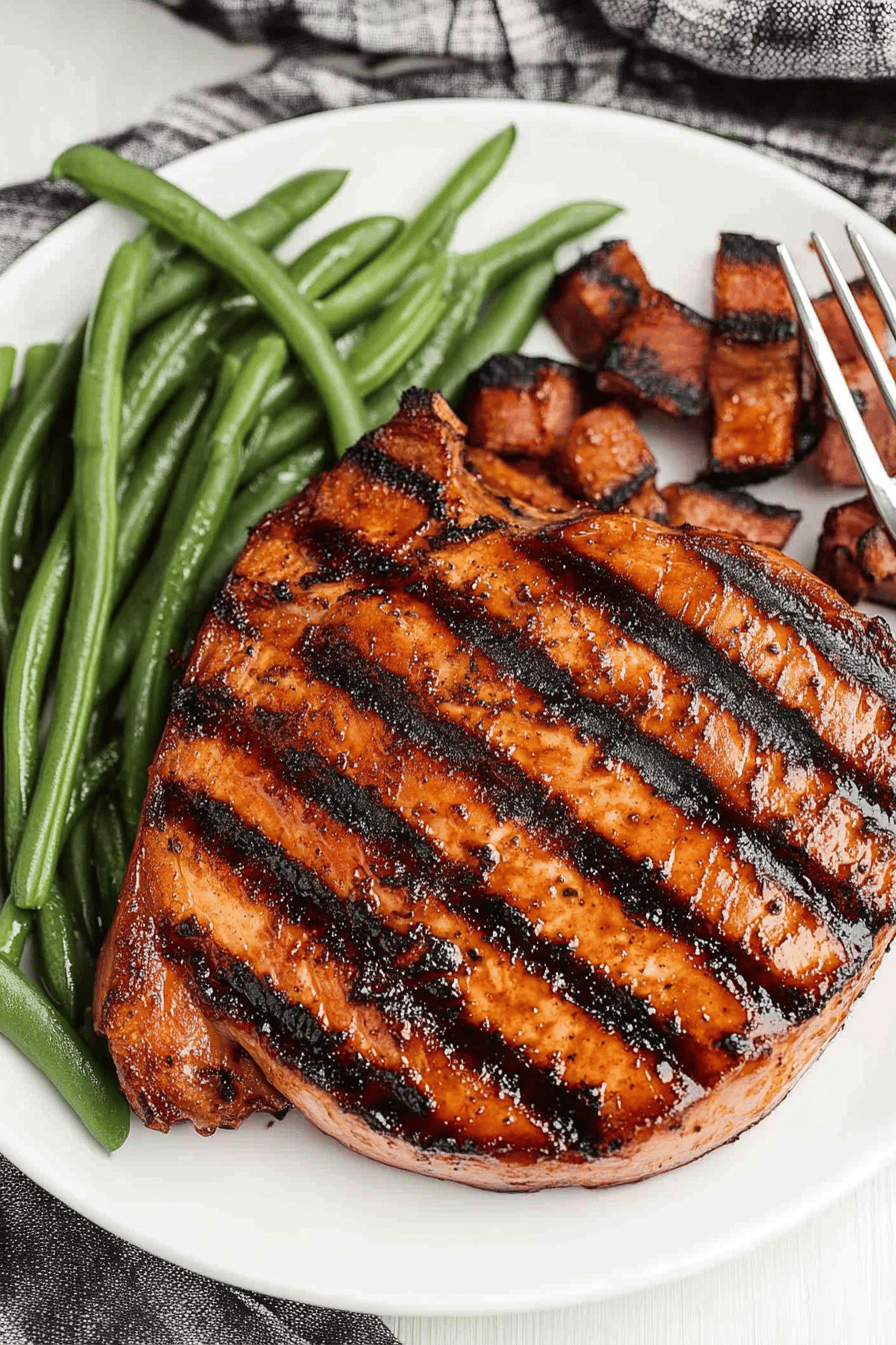 Grilled Ham Steak Recipe