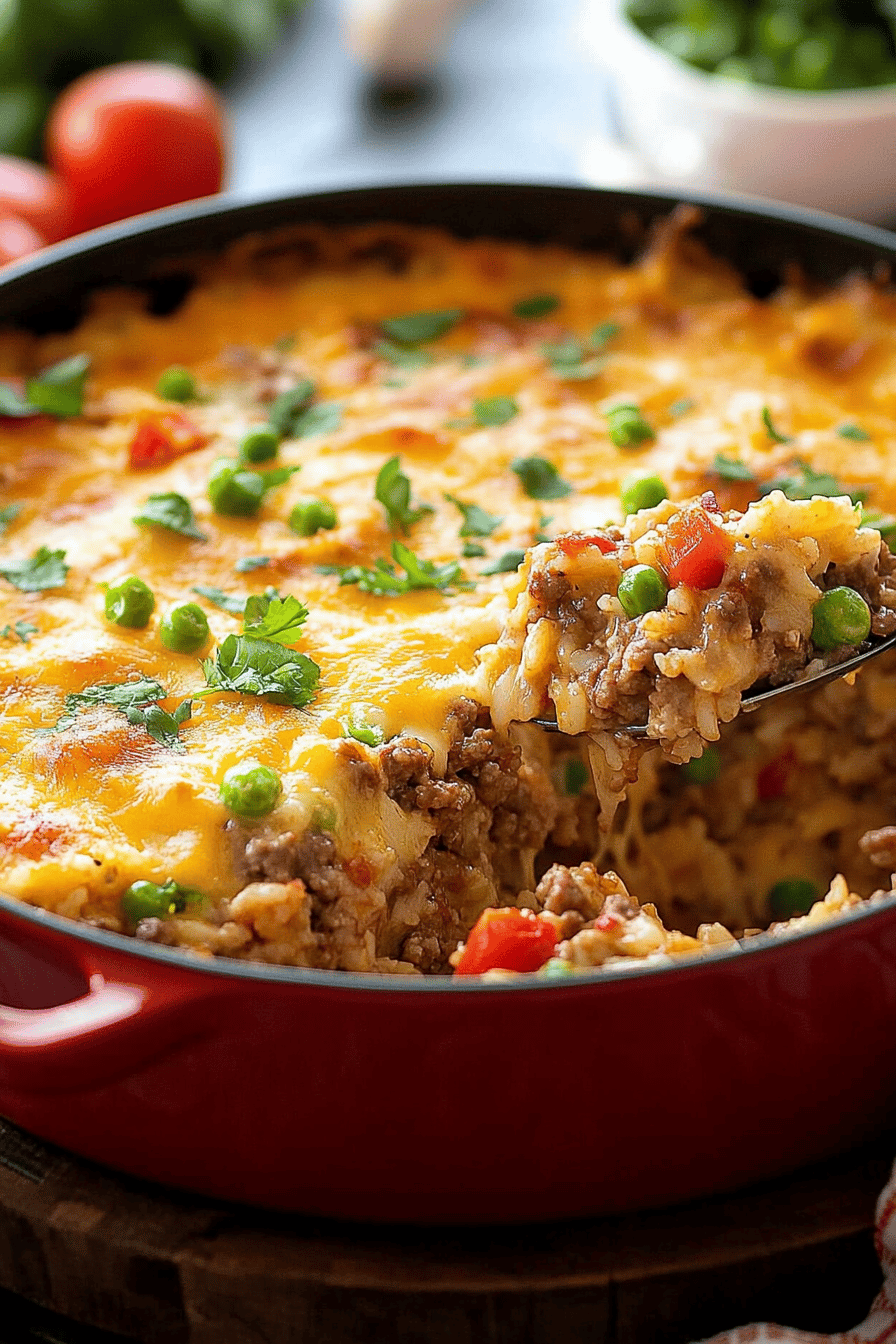 Hamburger Rice Casserole