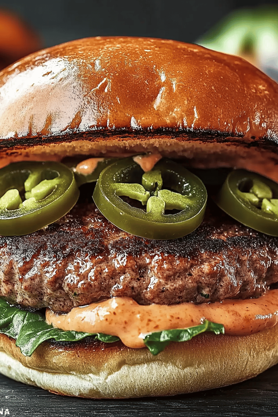 Jalapeno Onion Smash Burgers