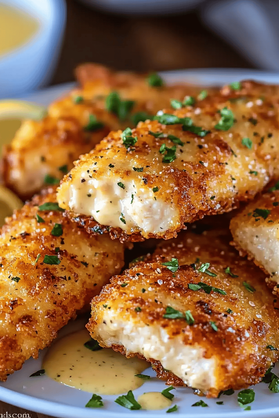 Lemon Garlic Parmesan Chicken Tenders