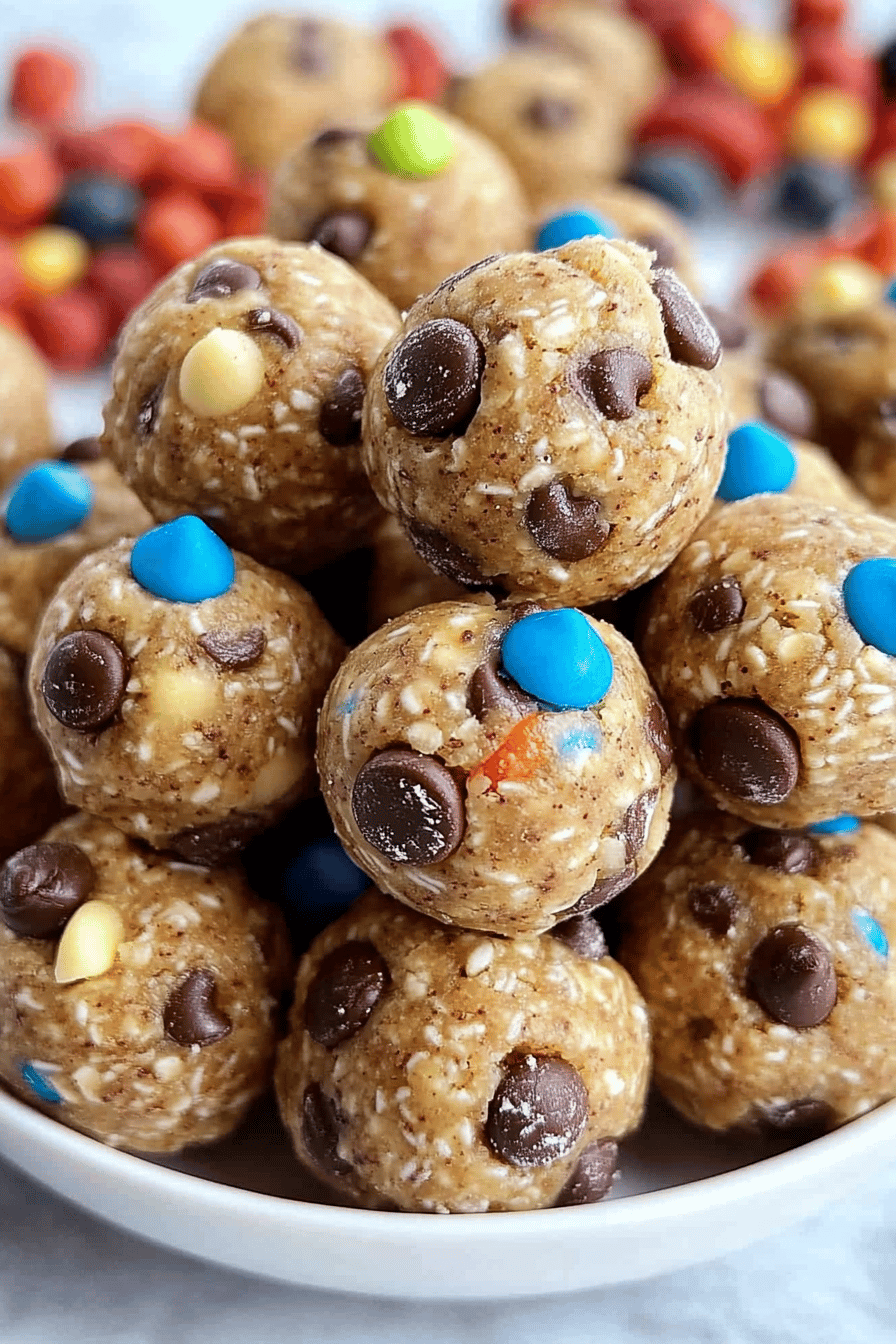 Monster Cookie Energy Balls
